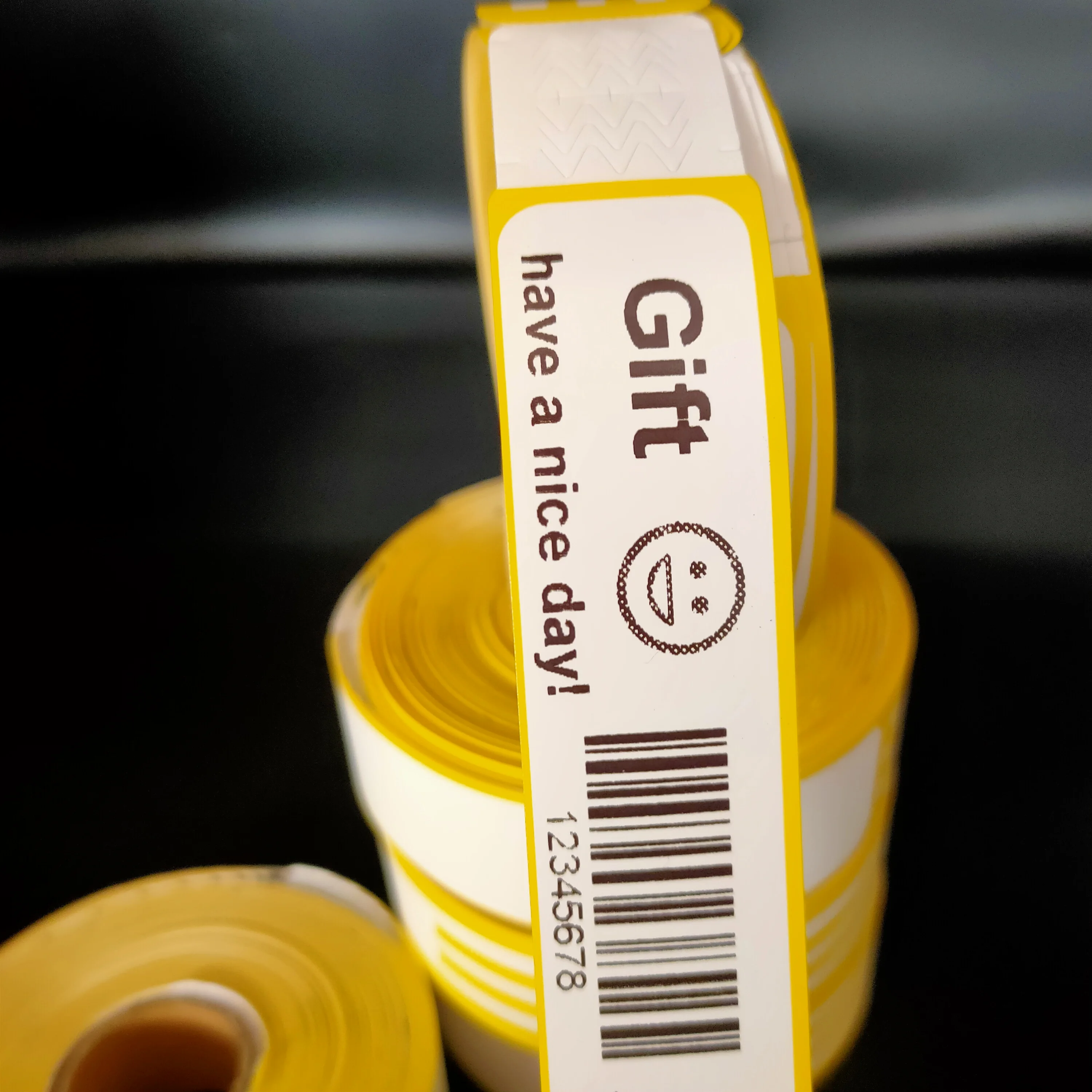 Самоклеящиеся браслеты со штрих-кодом для печати 100 шт. термоодноразовые с