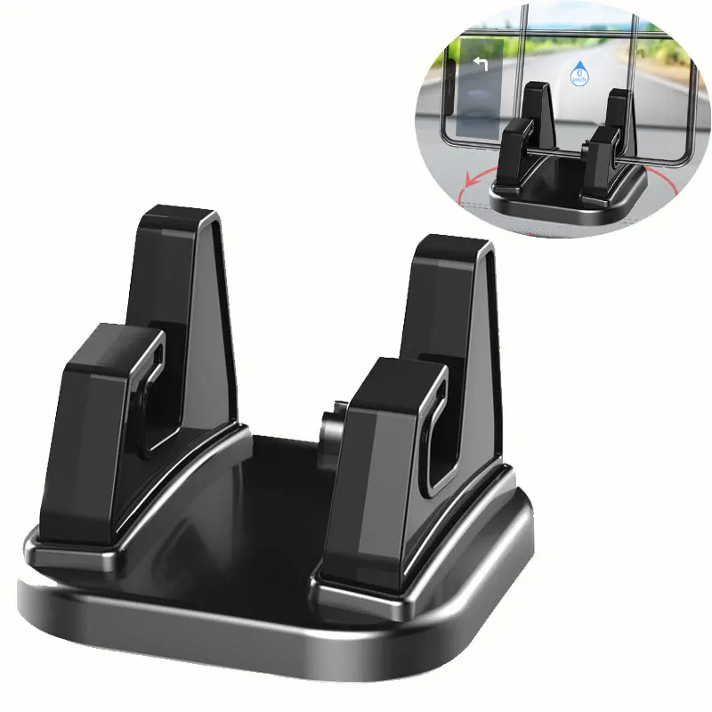 

Car Phone Holder 360 Rotation Soft Silicone Anti Slip Mat Mobile Phone Mount Stands GPS Dashboard Sticking Mount Car Accessories