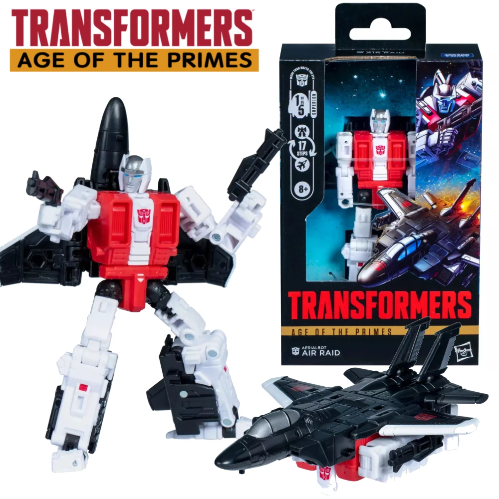 Фото В наличии Трансформеры Age of The Primes 2025 Deluxe Air Raid Aerialbot, экшн-фигурка, модель, коллекция игрушек, подарок для хобби №1