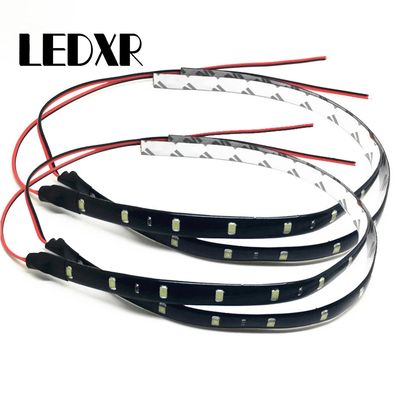 

5pcs led amd 3528 1210 SMD LED flexible light bar 30CM-15SMD car light bar DC12V soft light with light-emitting diode