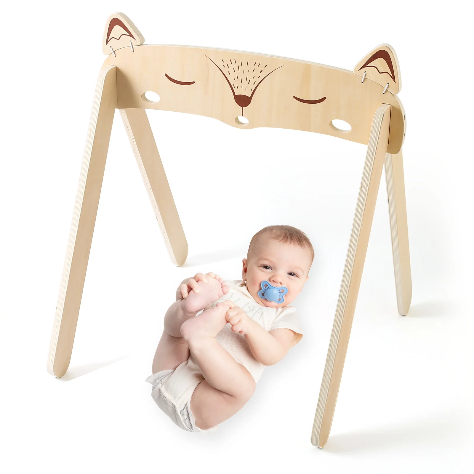 New Play Gym Frame Baby Activity Wooden Fitness Frames Play Gym Mobile Baby Room Decoration Newborn Baby Room Decorations Toy