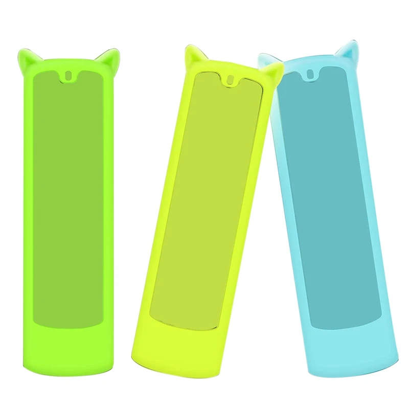 

3 Pack Remote Covers For Streaming Media Device, Silicone TV Stick Remote Case Compatible With Fire TV Stick Lite