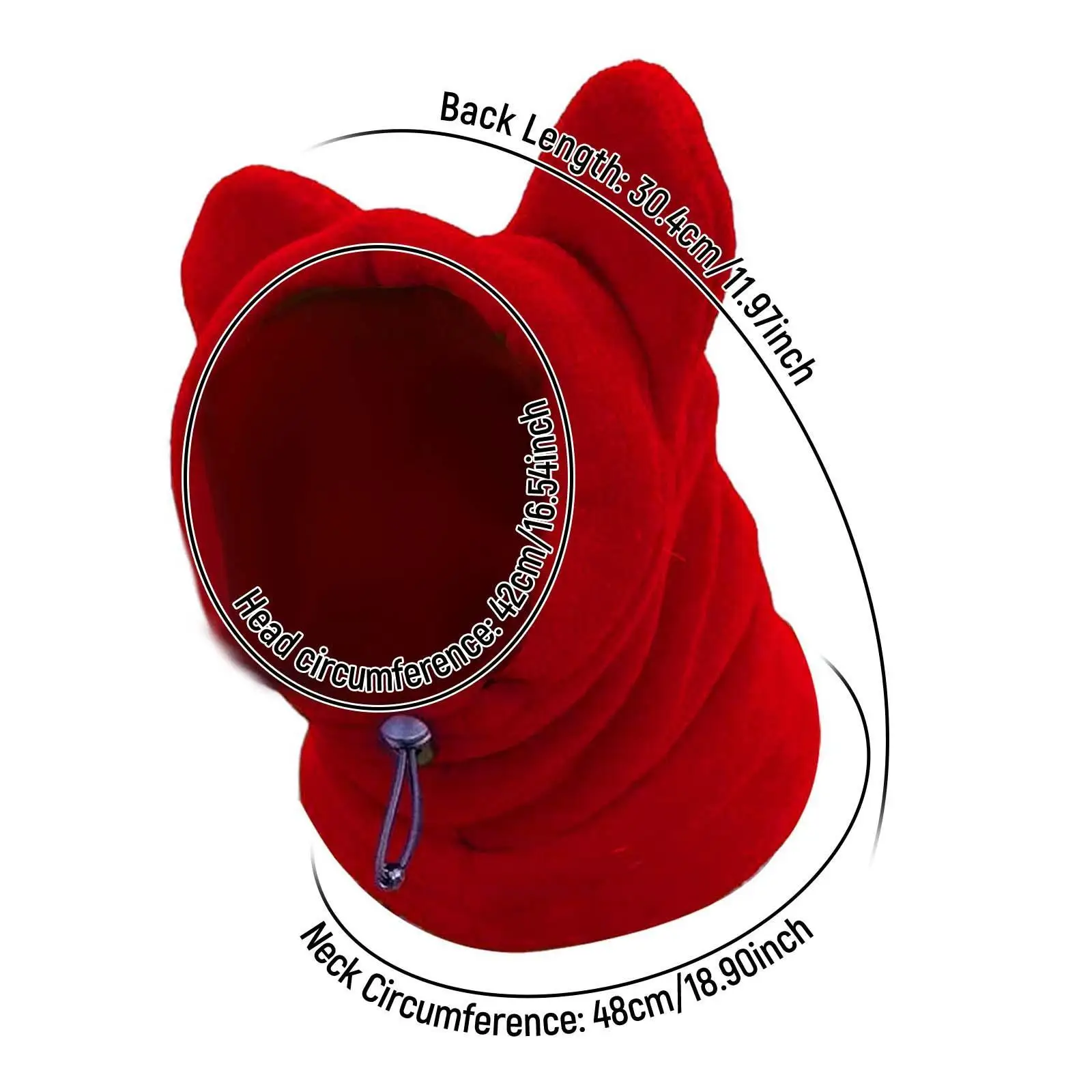Зимний женский мягкий ветрозащитный костюм теплая шапка для собаки чехол ушей