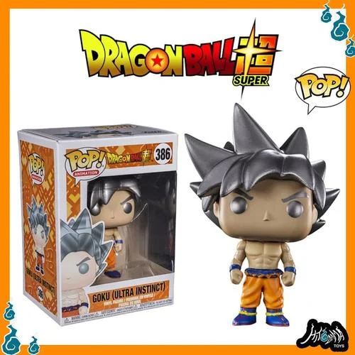 Фото Funko Pop New Dragon Ball Goku (Ultra Instinct с Kamehamena) 1211 #   1232 #   Гоку 386 #   Фигурка Модель Игрушки ПВХ Виниловая Кукла Детский Подарок №1