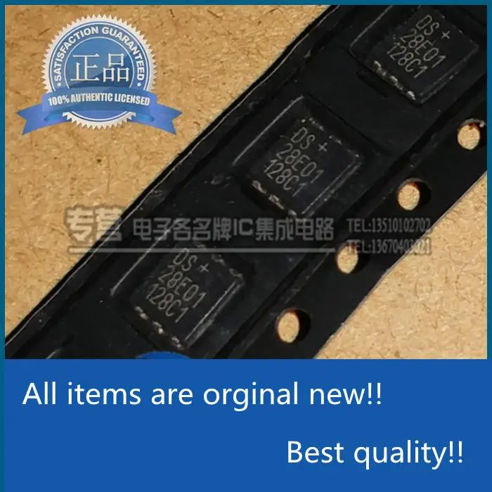 

10pcs orginal new in stock DS28E01P-100+T SMD TSOC-6 MAXIM
