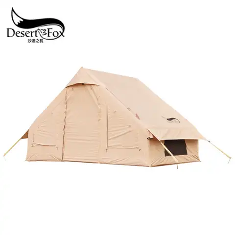 Надувная палатка Desert & Fox, на 5-8 человек, большая площадь, для улицы, водонепроницаемая, защита от солнца, для пешего туризма, путешествий, ткан...