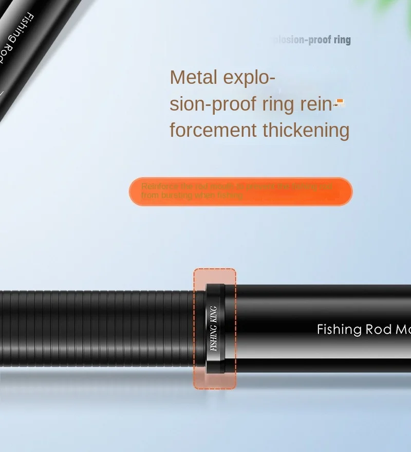 Рыболовная удочка осетриума 15H светильник 4 5-10 м 19 дюймов