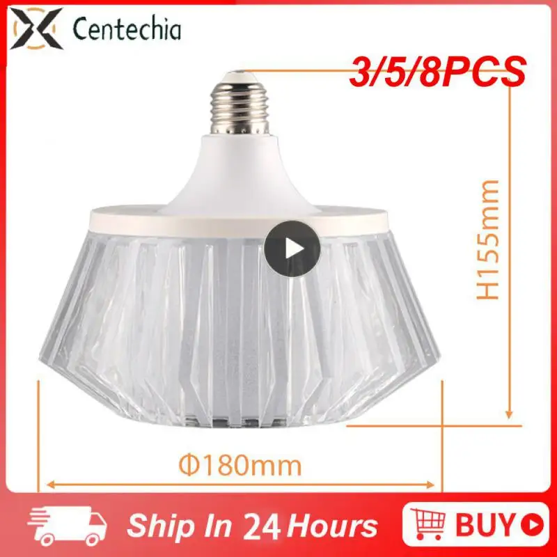

3/5/8PCS Multicolor Decorative Bulb Crystal Music Light Rgb Color With Remote Control