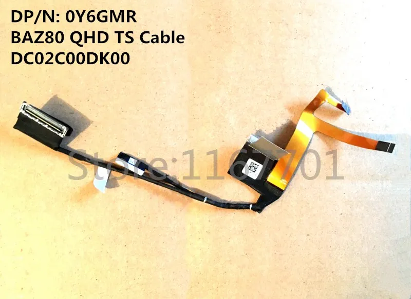 

Кабель для видеоэкрана для ноутбука Dell Inspiron 15 7000 7568 LCD LED лента для показа cable DC02C00DK00 0KT6K0 450.05P03.0001 0TTWDY