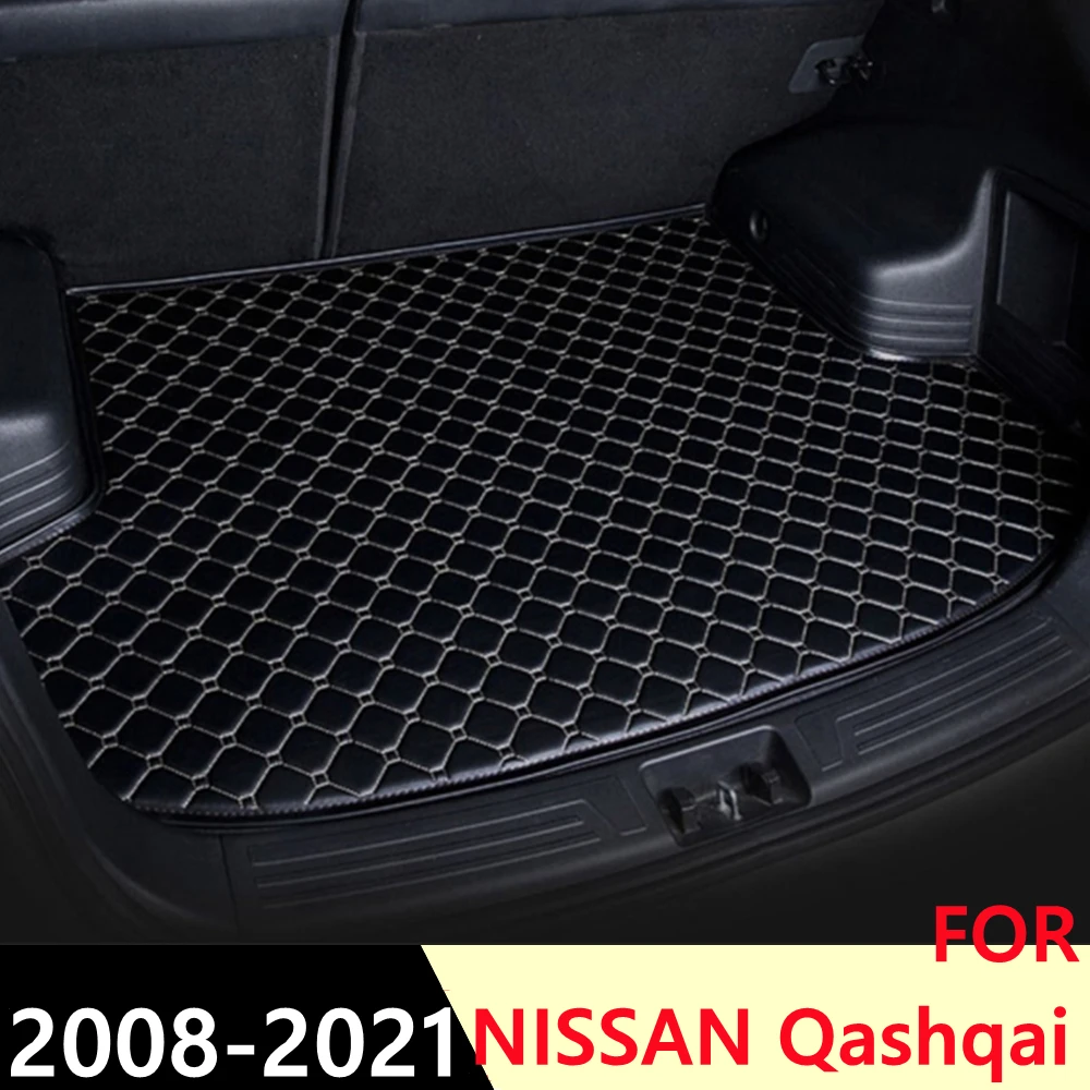 

Коврик для багажника автомобиля для NISSAN Tiida 2006 2007-2021, плоский боковой водонепроницаемый задний коврик для груза, коврик, автомобильные аксес...