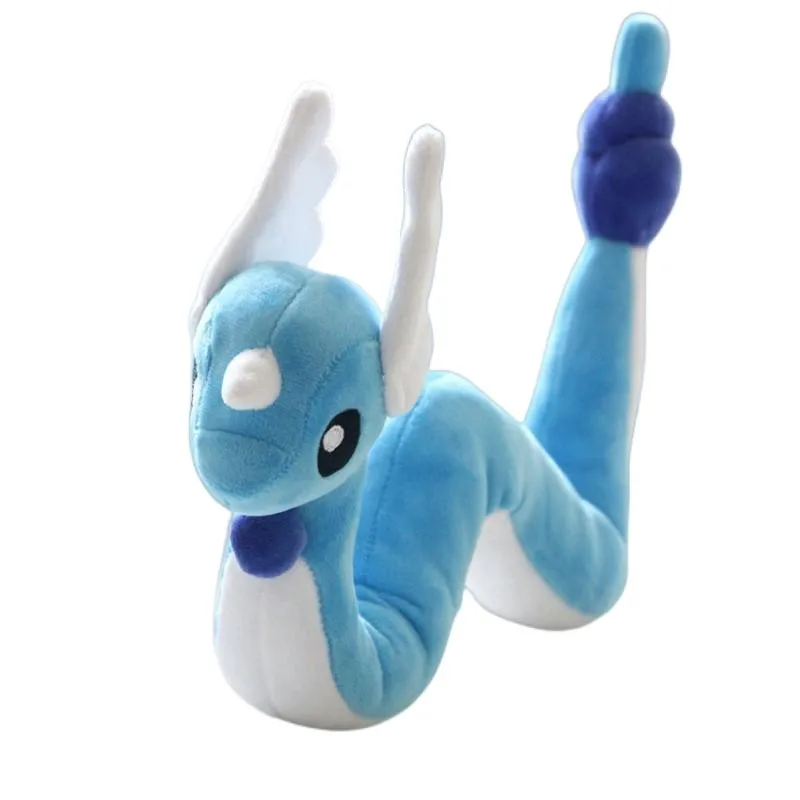 

Pokmon Blue Dragonair Dragon Evolved Bendable with Skeleton Plush Toy Modeling Doll Pillow Doll Birthday Christmas Present