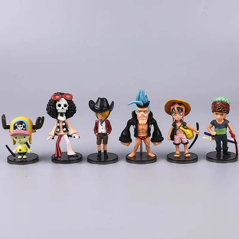 

Экшн-фигурки Luffy Chopper Zoro Sanji FRANKY, 9,8 см, 6 видов