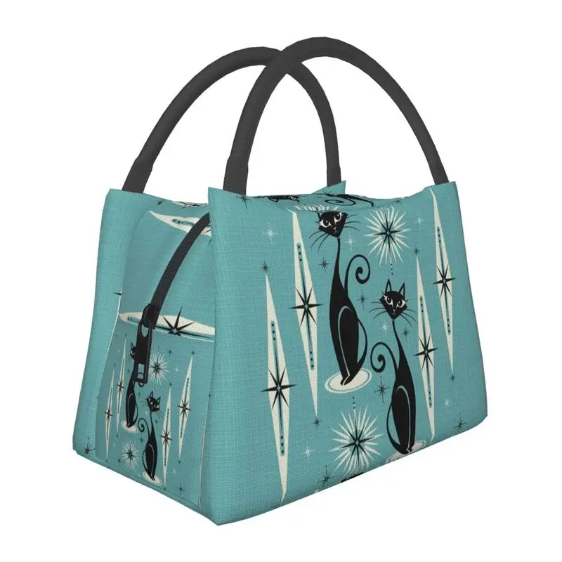 

Женская термоизолированная сумка для ланча с изображением черного кота