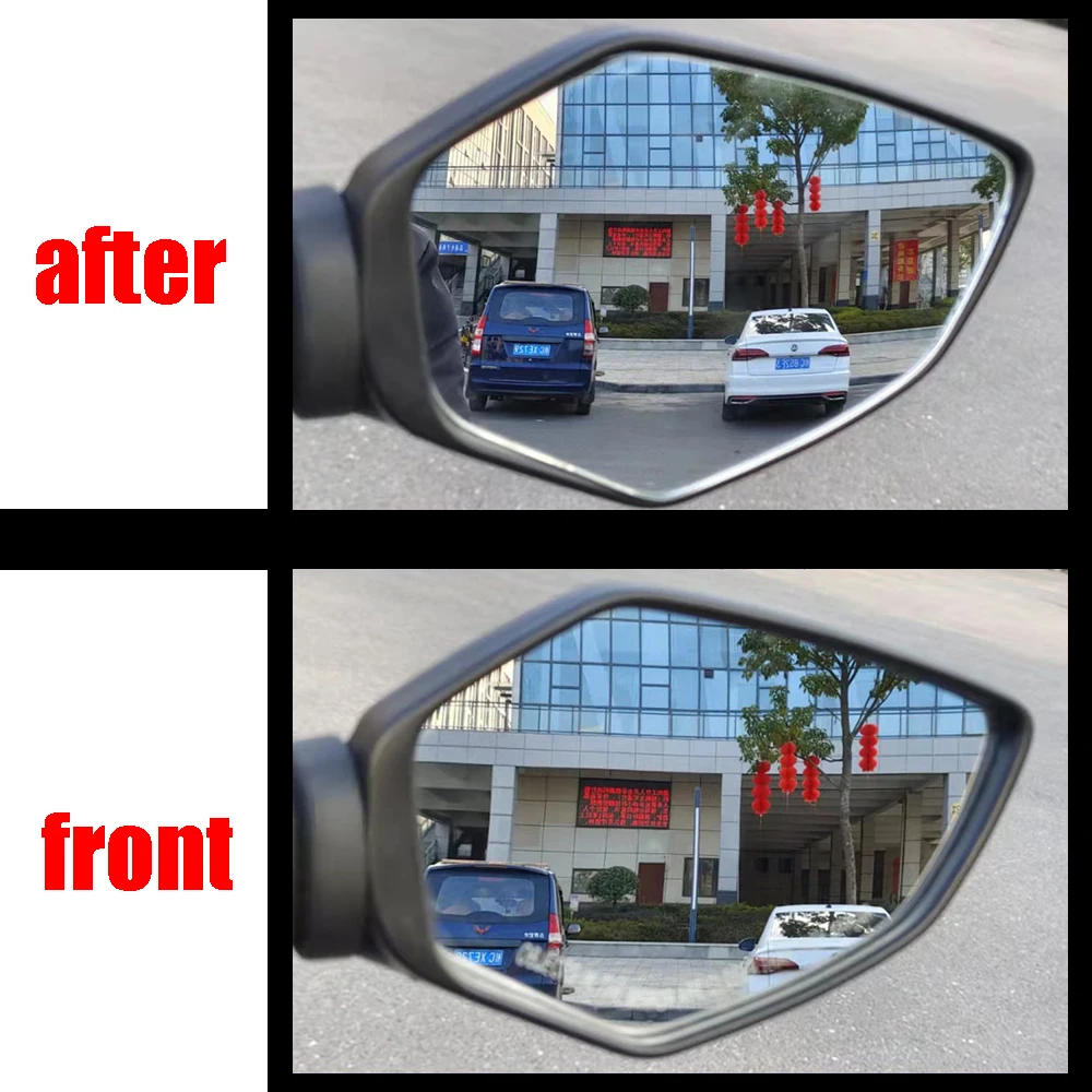 Выпуклое зеркало для мотоцикла увеличивающее вид заднего вида боковое объектив