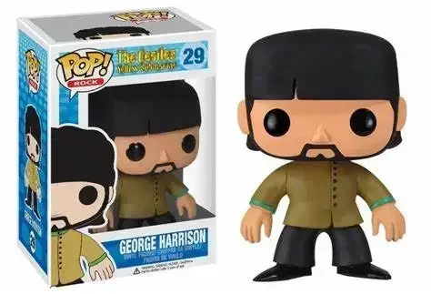 Funko Pop New The Beatles Toys Джон Леннон Пол MCcARTNEY GEORGE HARRISON RINGO STARR BLUE MEANIE 27 28 29 30 Виниловая
