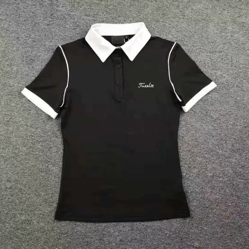 Golf Clothing Women's 2023 Summer New Short-sleeved T-shirt High-quality Sports Breathable Quick-drying Lady Golf Shirt