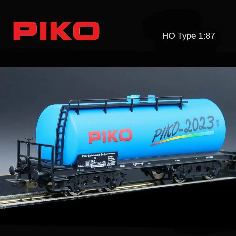 

Train Model PIKO 1/87 HO Oil Tank Car 2023 Commemorative Edition Oil Tank Car Blue Collector's Edition Freight Car 95753