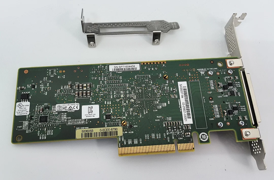 Плата расширения LSI 9207-8e / HP H221 660087 -001 650931 -B21 738191 8-портовый режим PCIe IT SAS9207-8e SAS 6