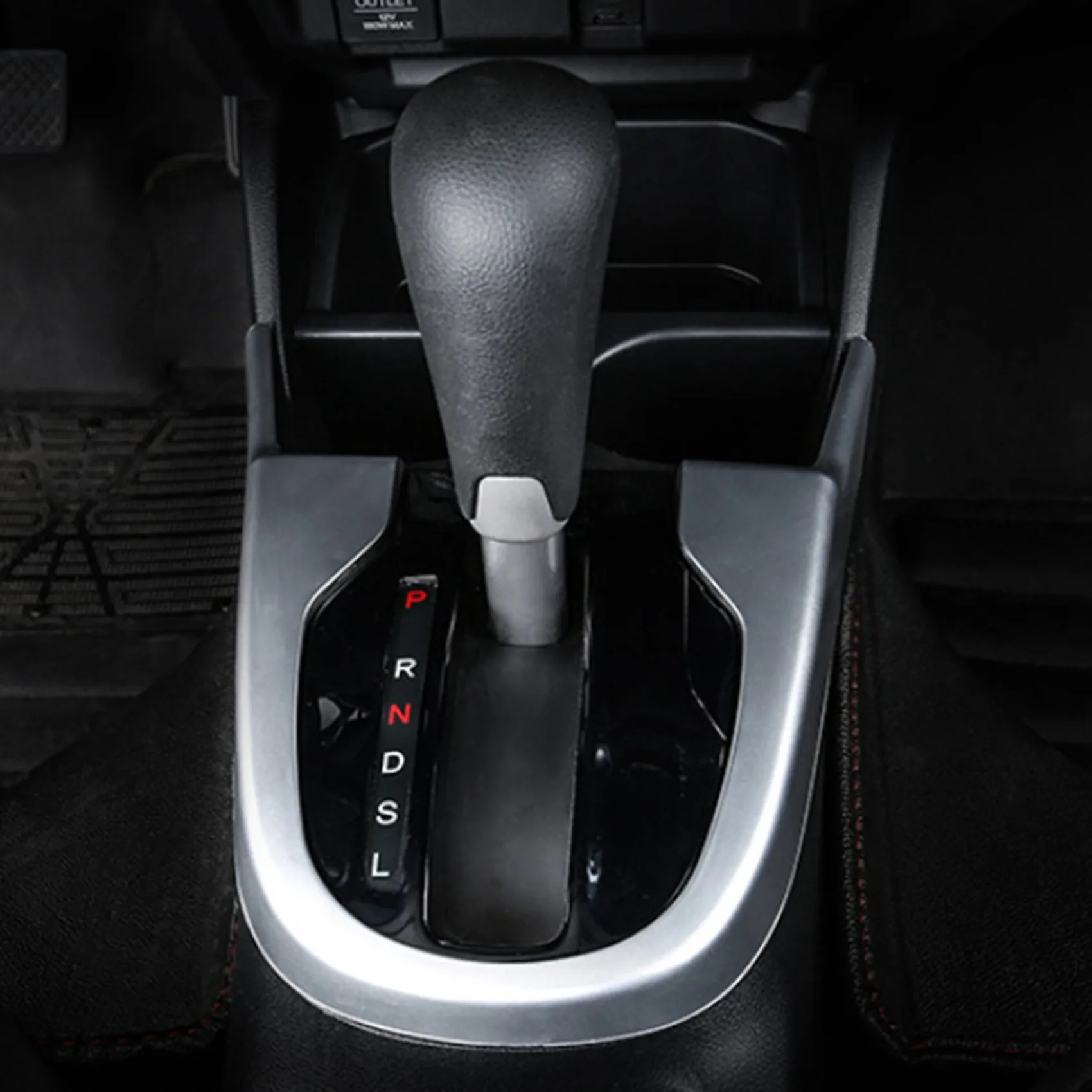 Для Honda FIT JAZZ 2014 2015 хромированная Серебряная коробка передач украшение панели