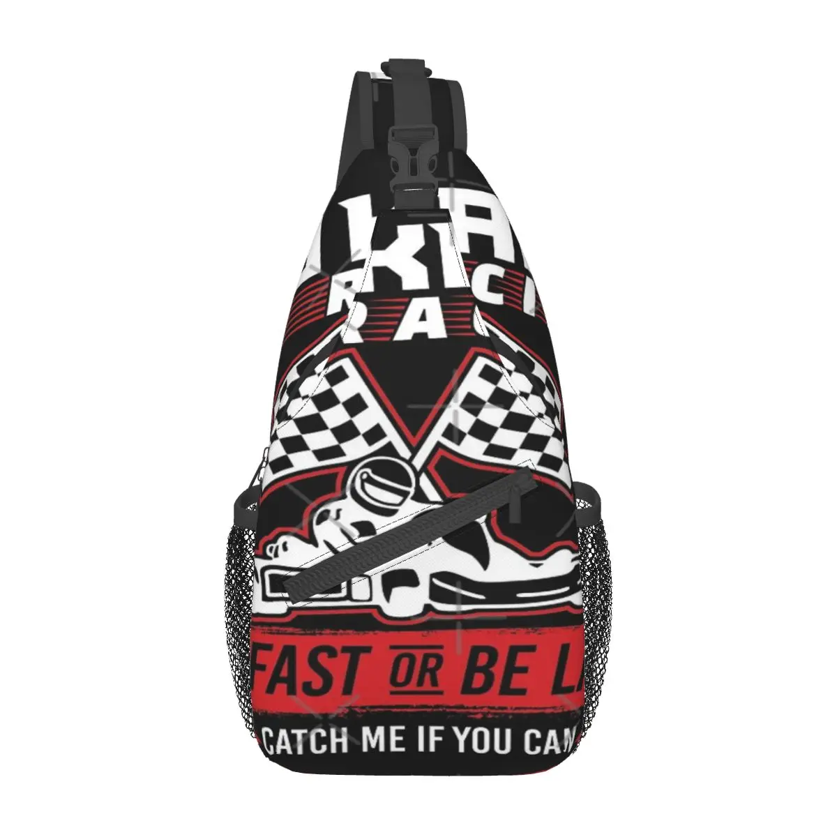 

Нагрудная сумка для карт Racing Be Fast или Be Last, в стиле ретро, портативная, для путешествий, хороший подарок, настраиваемый