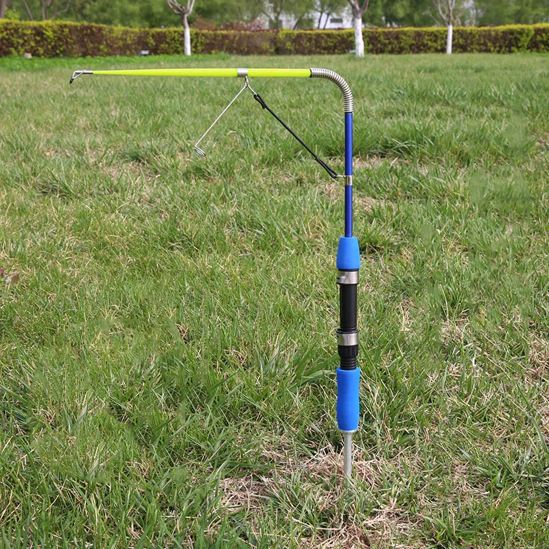 Автоматическая рыболовная пружинная удочка Ультралегкая из стекловолокна с