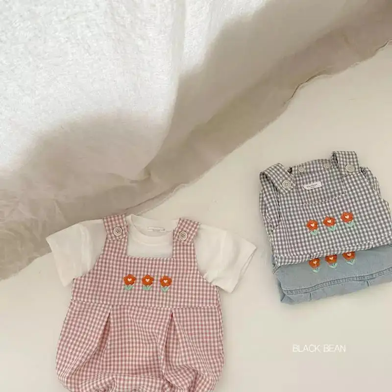 2022 Summer New Baby Girl Bodysuit Cute Flower Embroidery Infant Overalls Baby Girl Sleeveless Jumpsuit Cotton Toddler Clothes