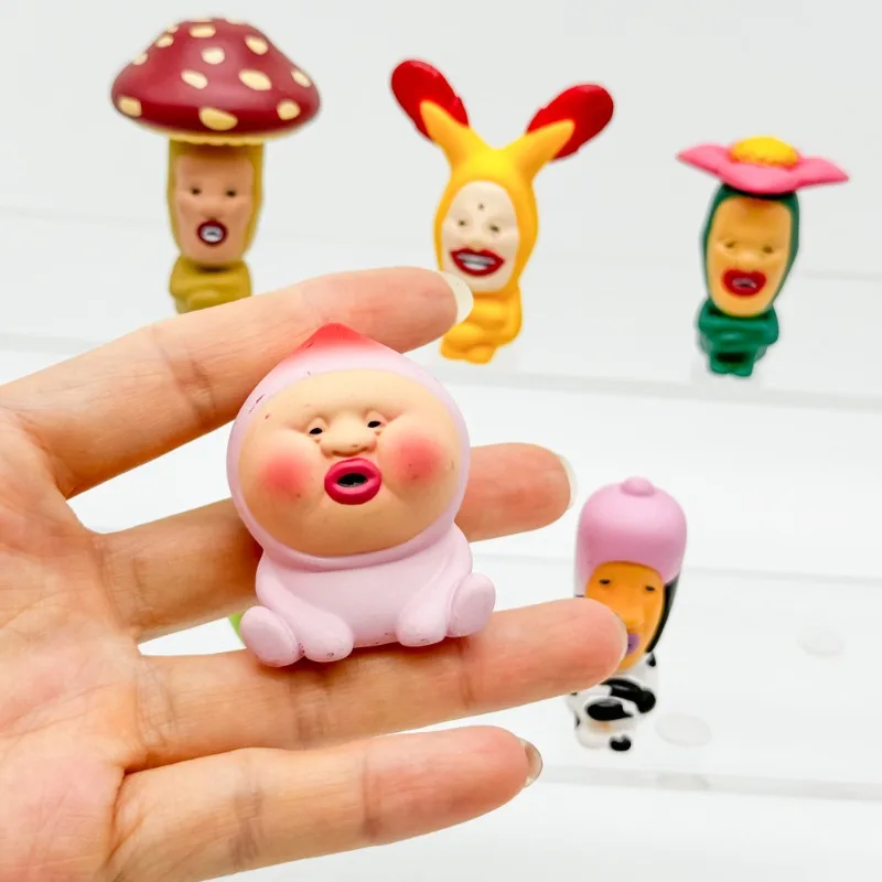 Фото Японская QUALIA Kobito Gashapon, капсульные игрушки, ферма, эльф, корова, Chomper, кукла, экшн-фигурка, модель игрушки, коллекционные украшения №4