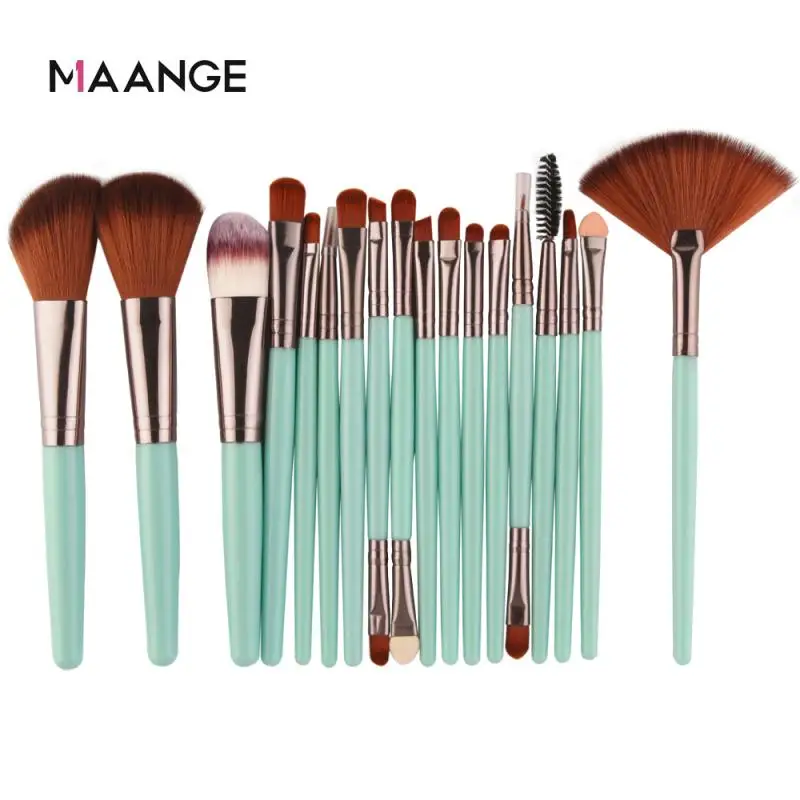 

15/18Pcs Makeup Brushes Tool Set Cosmetic Powder Eye Shadow Foundation Blush Blending Brush Beauty Cosmetics Make Up for Women