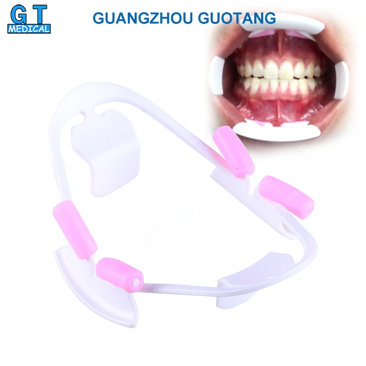 

Dental 3D Cheek Retractor Gag Retractors Lip with Handles Suction Mouth Opener