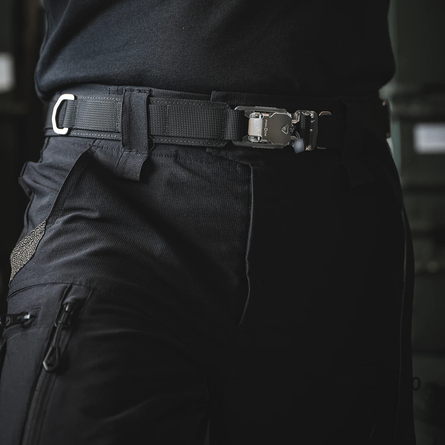 Фото Функциональный ремень MAUHOSO с магнитной пряжкой Fidlock, быстросъемный, мужской, кожаный, для рабочих брюк. №2