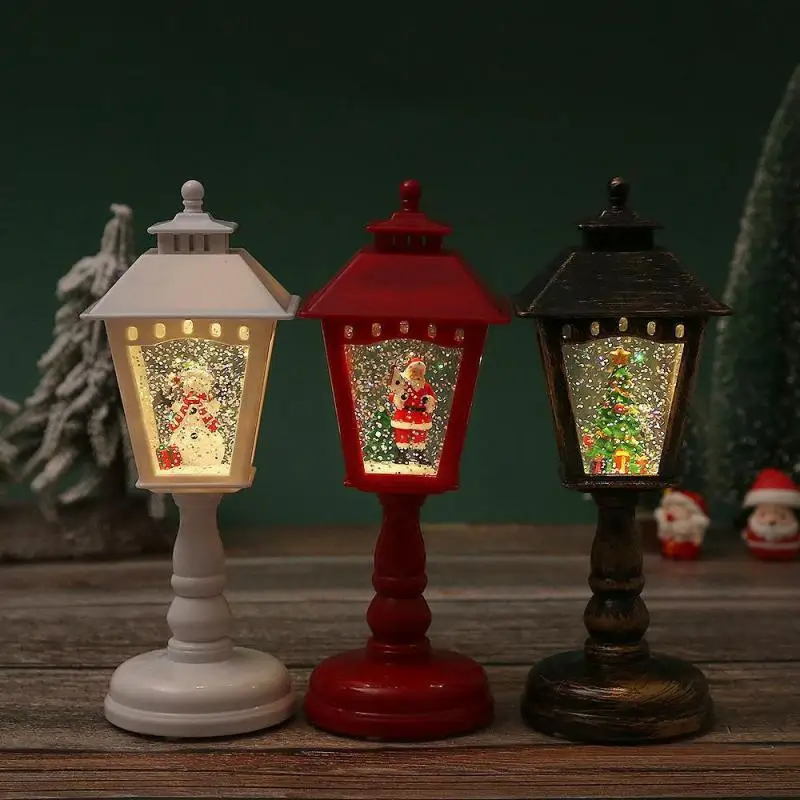 

Идеальная ночная подсветка для детей, рождественские украшения, тема Санта-Клауса, фонарик, изысканные рождественские подарки для детей