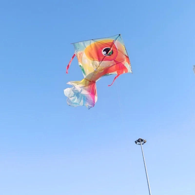 Бесплатная доставка воздушный змей с толстыми главами профессиональные цветные