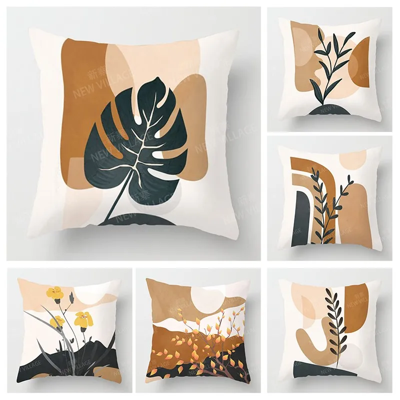 Скандинавский осенний домашний декор осенняя наволочка для диванной подушки