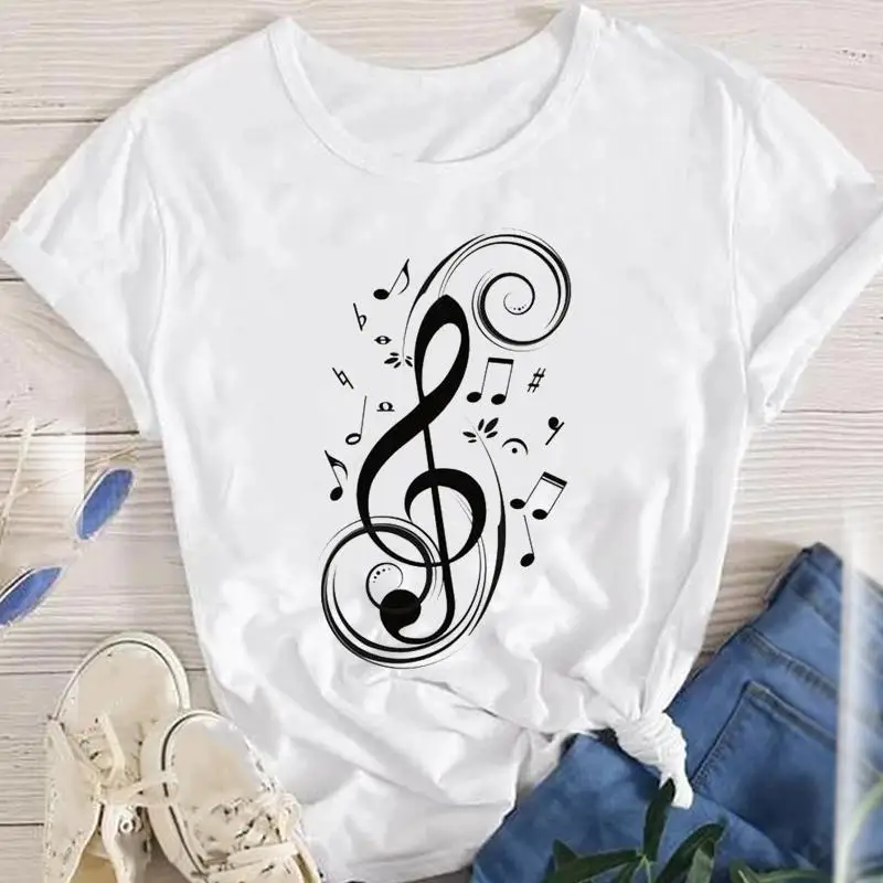 

Футболка женская с коротким рукавом, принтом и графическим принтом, весна-лето 2022