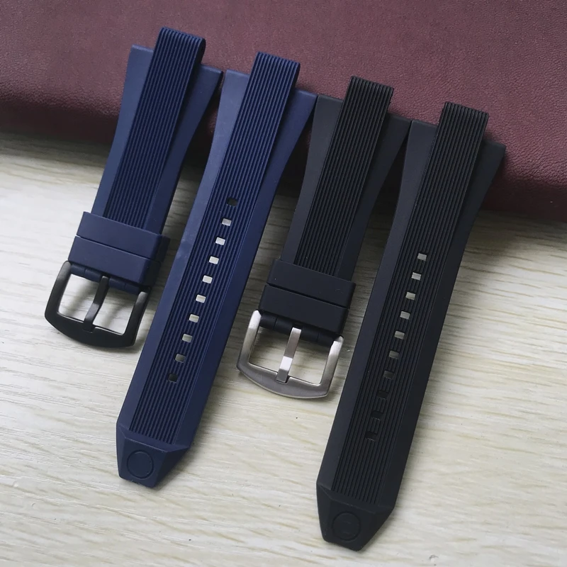 

29mmx13mm Black Blue Silicone Rubber Watch Band Strap For Michael MK Kors MK9019 MK8295 MK8492 MK9020 MK9020 Bracelet