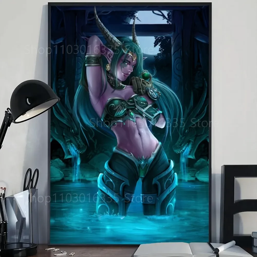 Игровой мир популярный из Warcraft игровой постер печать на бумаге домашняя гостиная