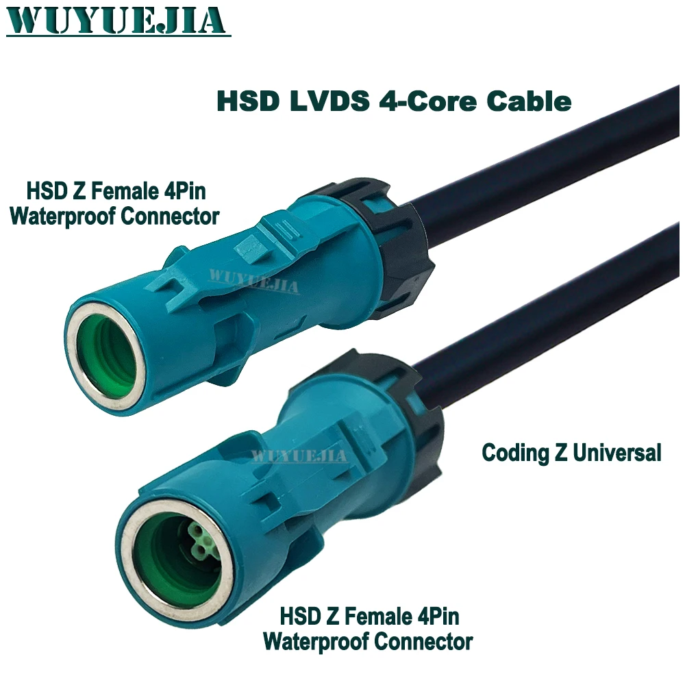 Водонепроницаемый HSD 4-контактный универсальный разъем Z мама на для