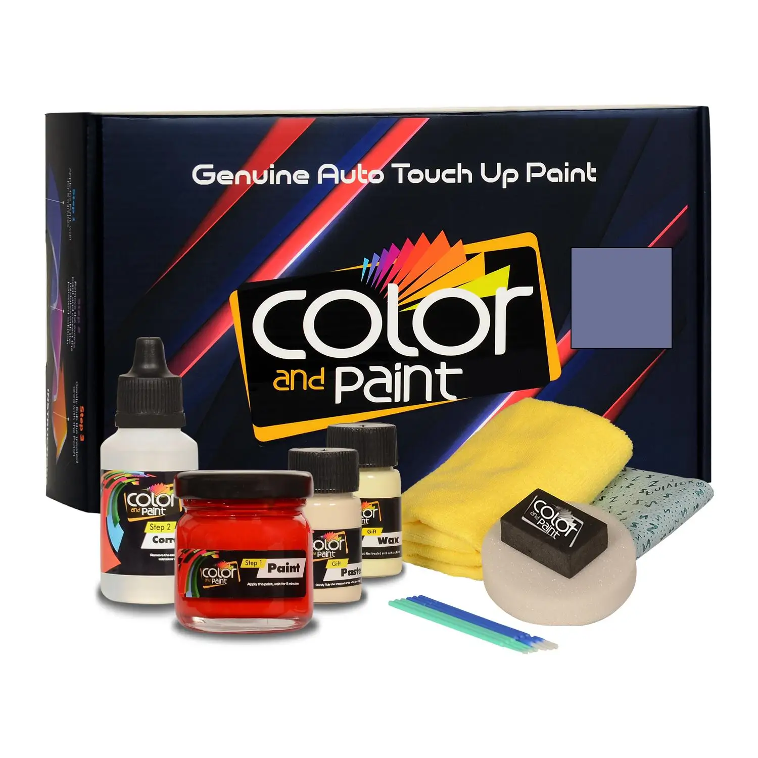 

Color and Paint compatible with Ford Europe Automotive Touch Up Paint - BLUE GENDARMERIE - NUT - Basic Care