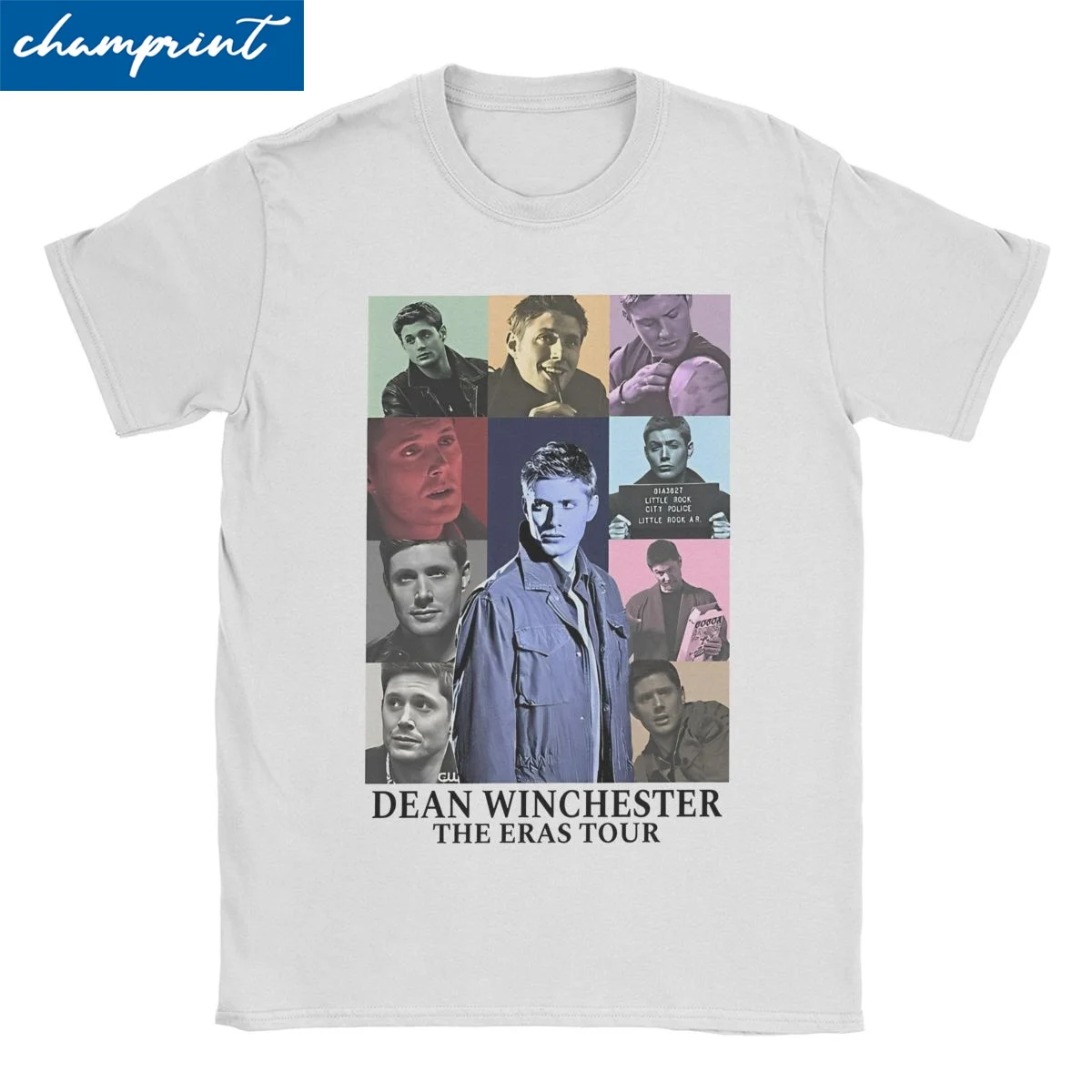 Футболка Dean Winchester Eras Tour для мужчин и женщин хлопковая футболка отдыха с круглым
