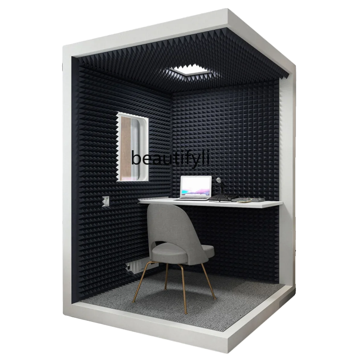 Мобильная записывающая студия Бесшумная комната простой звукоизоляционный