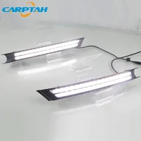 For Mazda CX-5 CX5 2017 2018 2019 Dynamic Turn Signal Relay Waterproof Car DRL 12V LED Daytime Running Light Fog Lamp Decoration