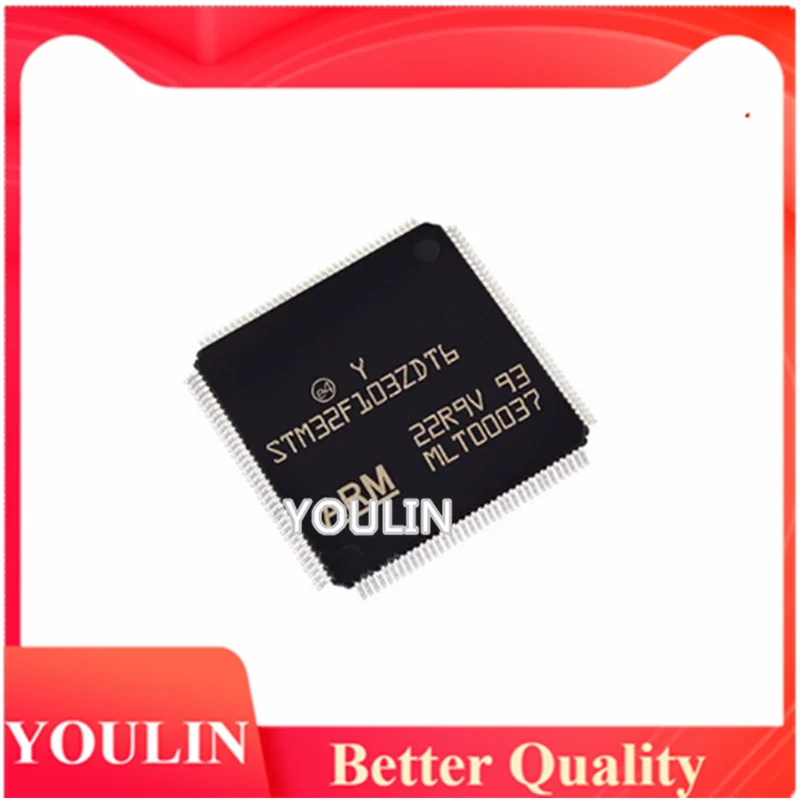 

Новый оригинальный микроконтроллер STM32F103ZDT6 с интегральной схемой, Встроенный микроконтроллер MCU с одной микросхемой, 2 шт.