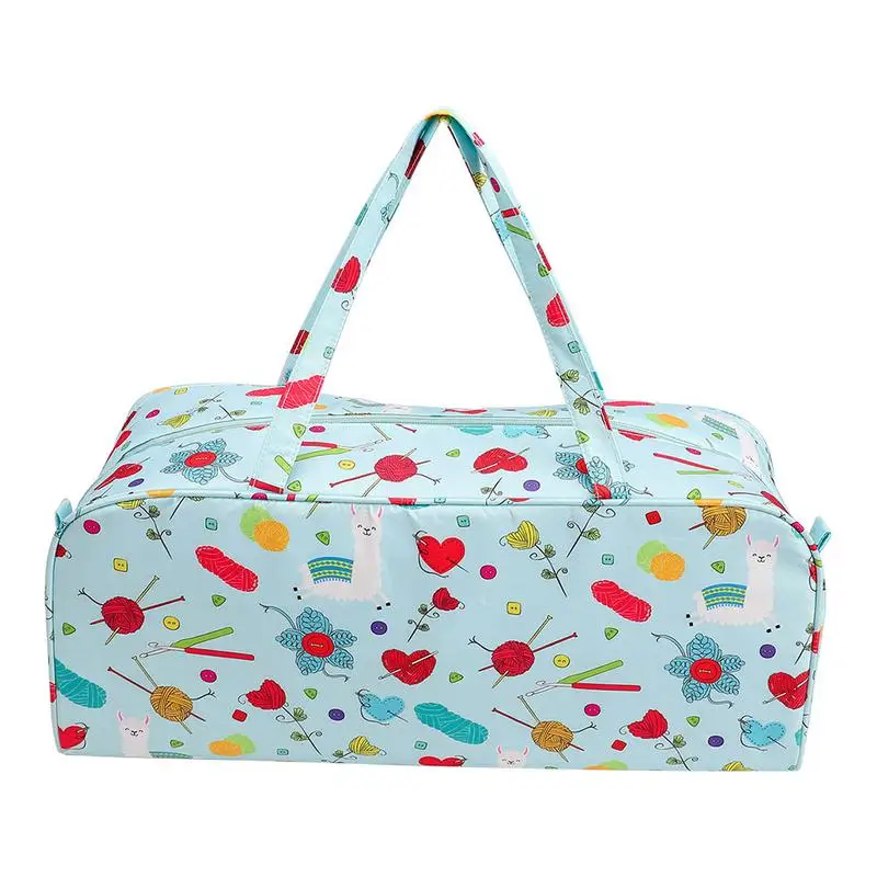 

Yarn Knitting Tote Bag Knitting Woolen Yarn Storage Bag Knitting Needles Supplies Storage Organizer Bag For Avid Knitter Gifts