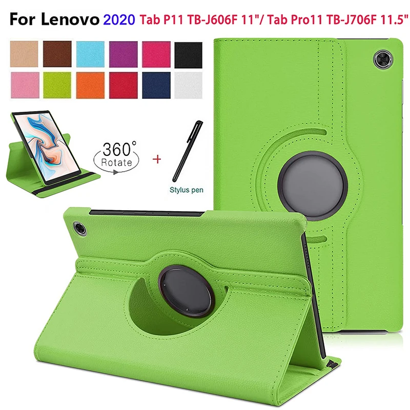 

360 Rotating Case For Lenovo 10.1"/10.3"/ 11"/11.5 " Cover 2020 Tab P11 TB-J606F/P11 Pro for 2022 Legion Y700 8.8 inch TB-9707F