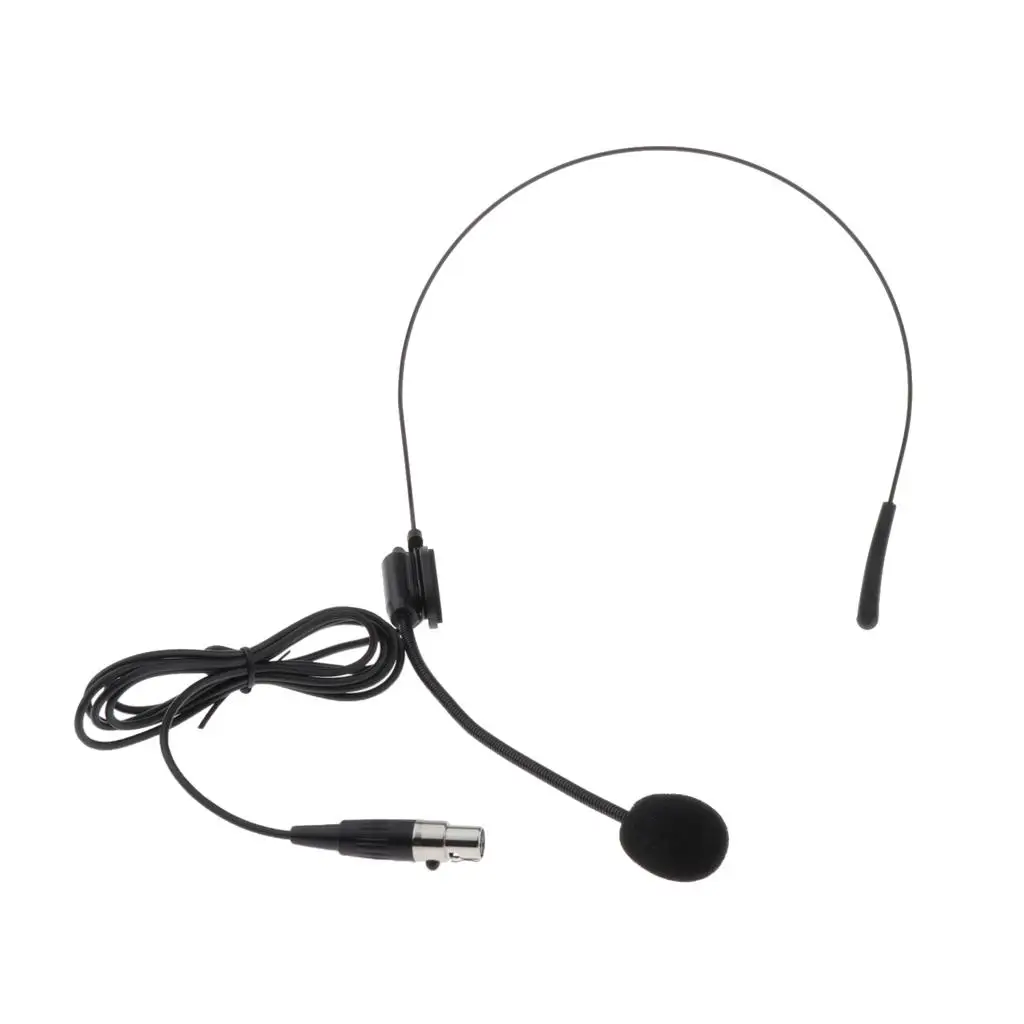 

XLR 3 Pole & Cable Headset Microphone for Speaker Broadcasts