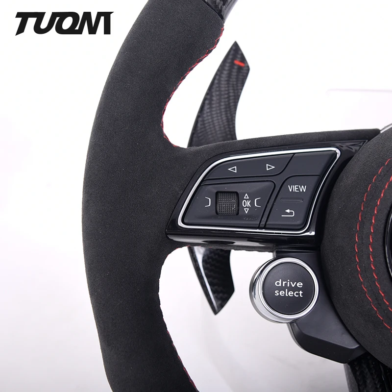 Подходит для Audi A3 8P A4 B9 A6 C7 A5 Q3 Q7 S3 8V S5 Rs3 Rs5 TTS 8J MK3 R8 SQ5 Автомобильный руль с