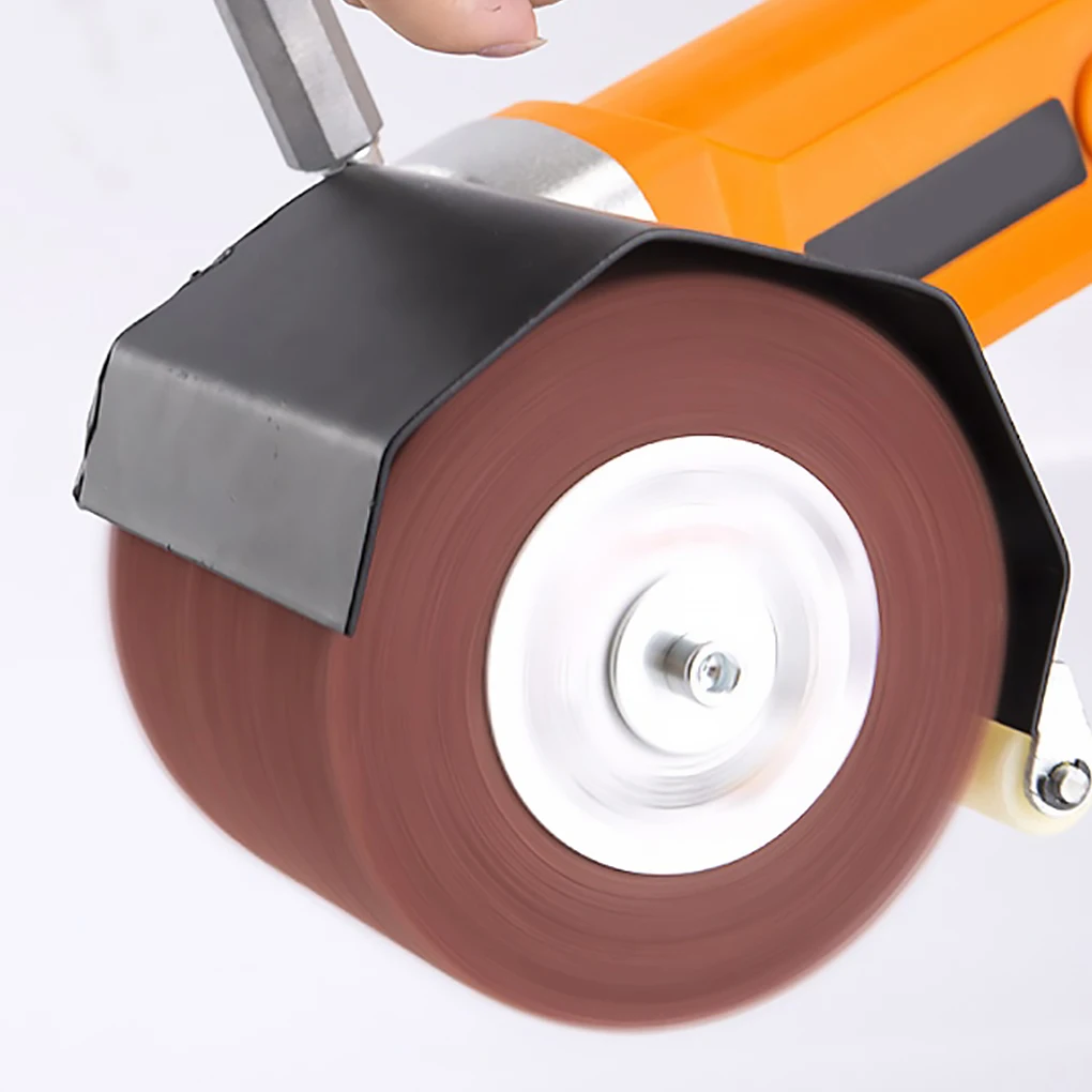 

Satin Drawing Polishing Drum Deburring Rust Removal Polishing Wheel for Metal Stainless Steel 240 Grit