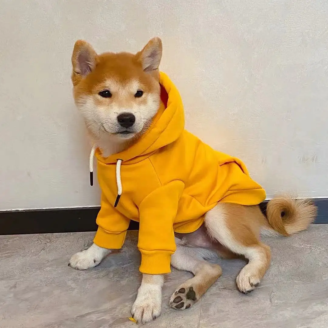 

Shiba Inu Dog Autumn Fleece-Lined Winter Clothes Golden Retriever Corgi Husky Border Collie Samoyed Medium-Sized Dog Spring