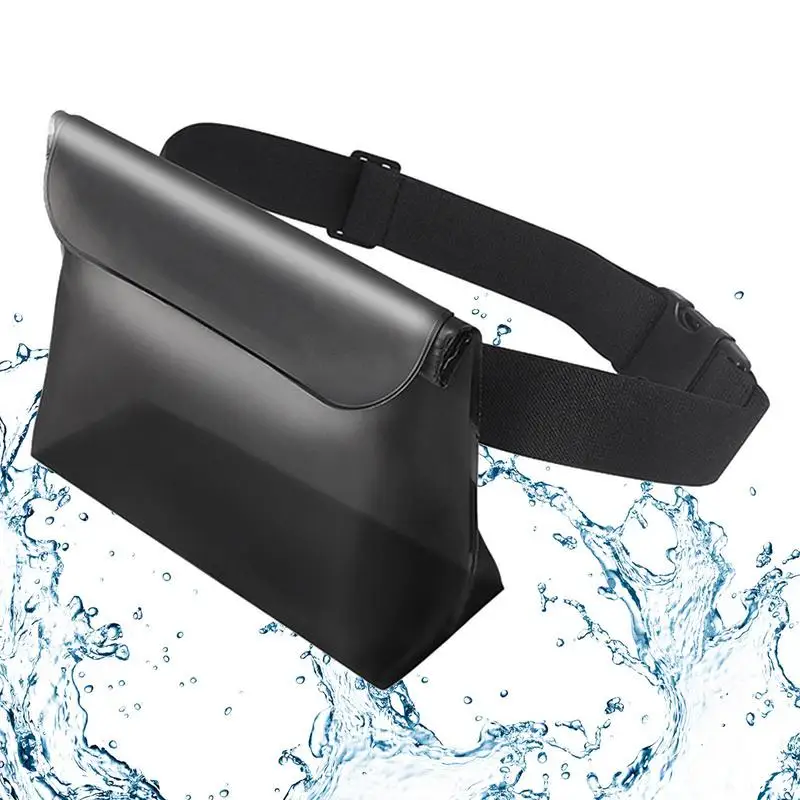 

Waterproof Waist Pack Transparent Waist Bag Touchable Phone Screen Running Funny Pack For Beach Swimming Snorkeling Kayaking