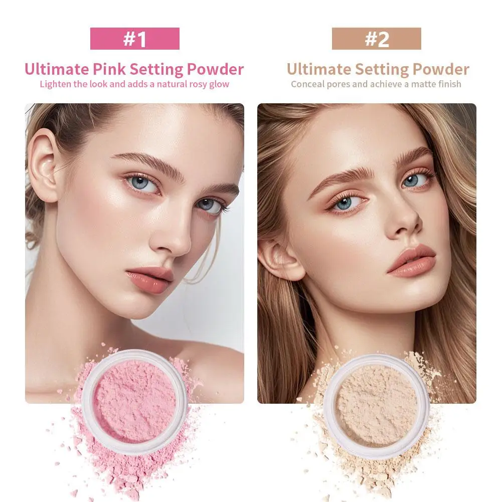 Lakerain Setting Powder Стойкая матовая натуральная фиксирующая пудра для контроля